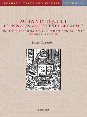 cover image of Metaphysique et connaissance testimoniale